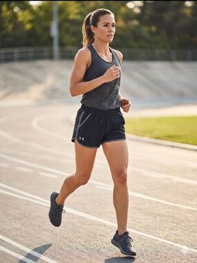 Under Armour Black Women's Athletic Running Shorts